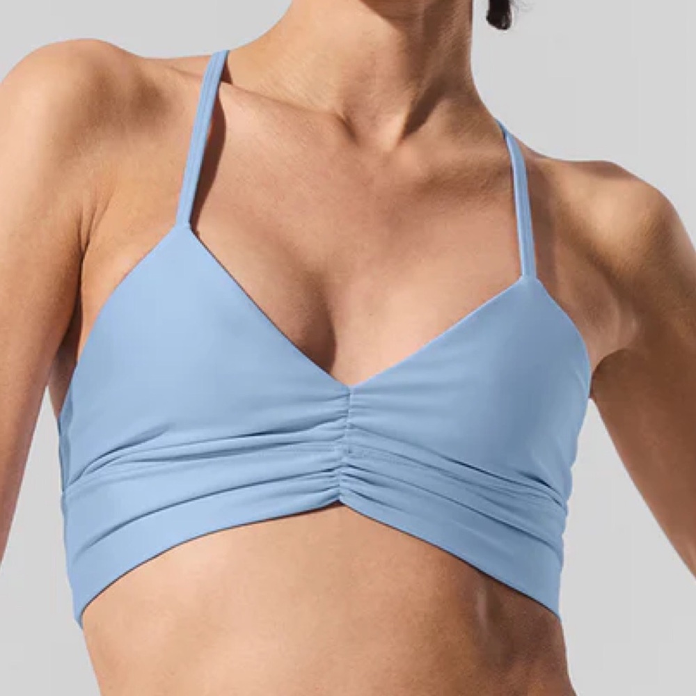 Alo Yoga Airlift Divine Bra Seashell Blue XS